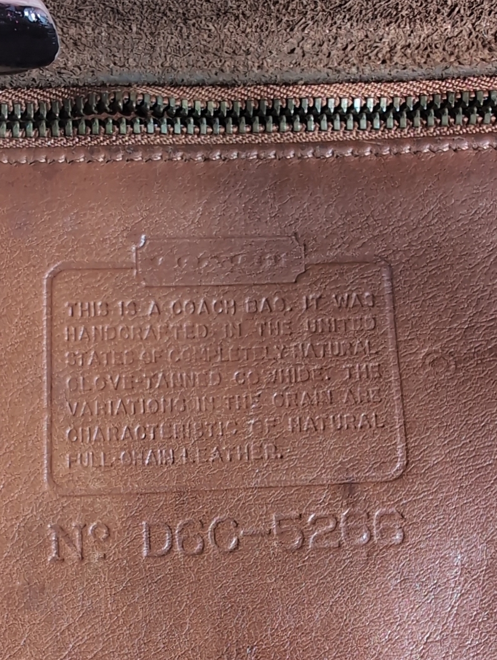 Vintage Coach Beekman Briefcase, British Tan - Picture 10 of 15